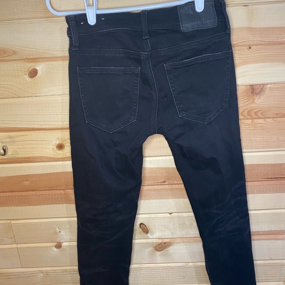American Eagle black ripped jeans - Picture 2 of 2